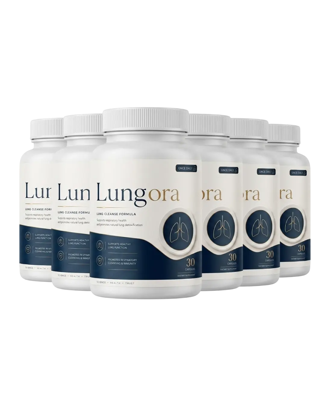 Lungora best value package six bottle 180 day supply